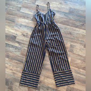 Pinstripe Jumpsuit